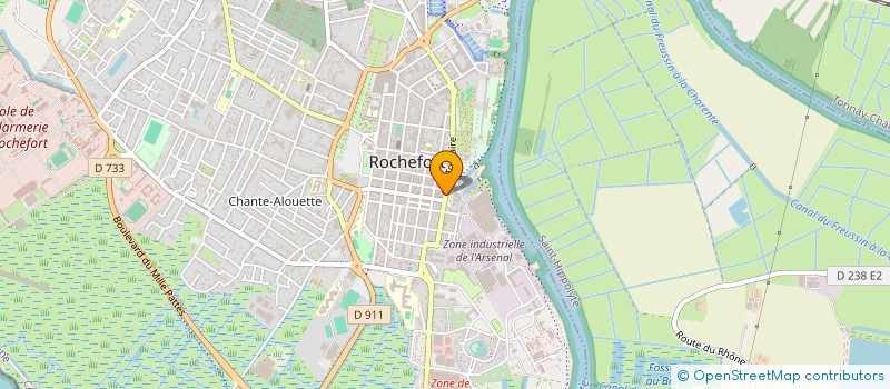 localisation de l'entreprise SECTION FNATH DE ROCHEFORT (ACCIDENTES DU TRAVAIL ET DES HANDICAPES)  ROCHEFORT