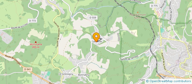 localisation de l'entreprise SECTION FONTANAS LA FONT DE L ARBRE  ORCINES