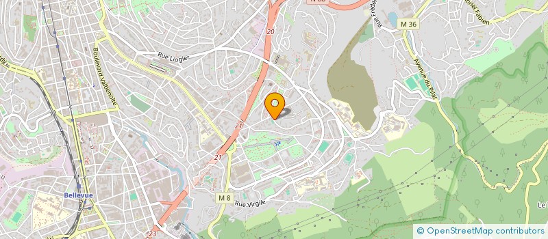 localisation de l'entreprise SECTION GV GROUPE SPRTIF CREUSOT LOIRE  SAINT-ETIENNE