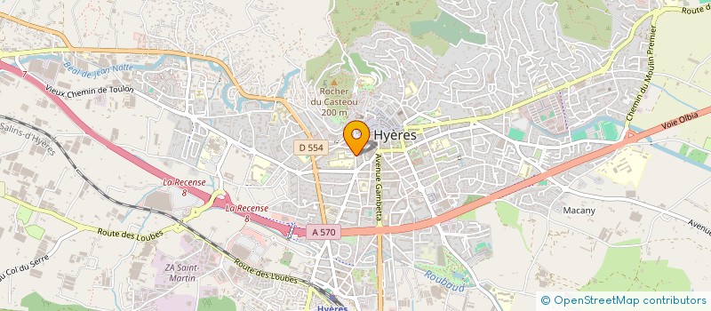 localisation de l'entreprise SECTION GV LYCEE JEAN AICARD à HYERES