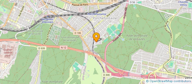 localisation de l'entreprise SECTION GV MERMOZ à VERSAILLES