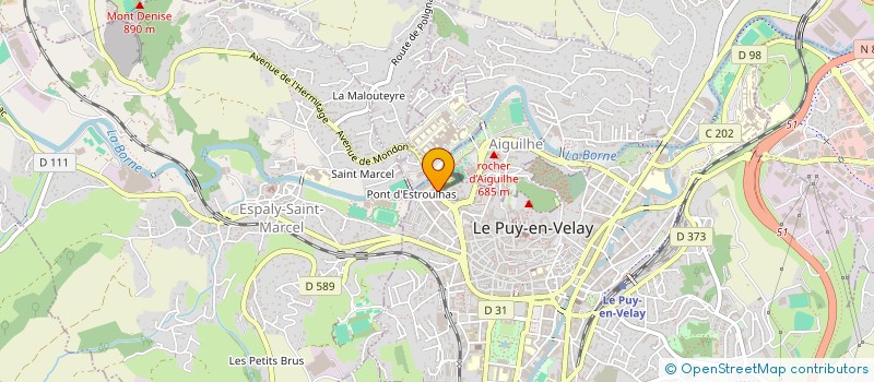 localisation de l'entreprise SECTION GYM VOLONTAIRE CTRE HOSP E.ROUX à LE PUY-EN-VELAY