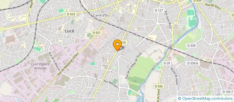 localisation de l'entreprise SECTION GYMNASTIQUE MASCULINE à LUISANT