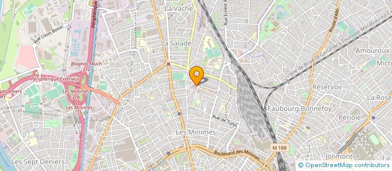 localisation de l'entreprise SECTION GYMNASTIQUE MAZADES à TOULOUSE