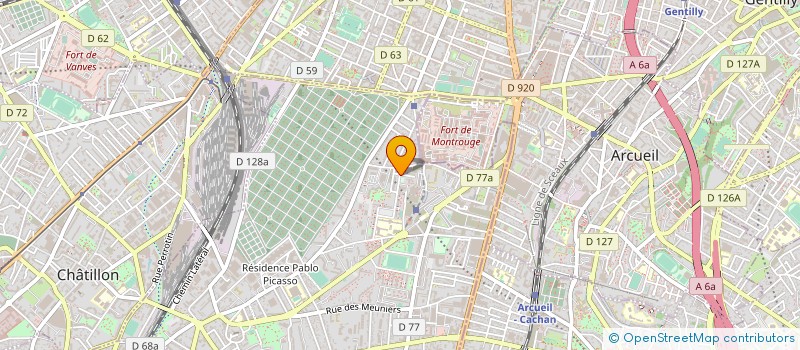 localisation de l'entreprise SECTION GYMNASTIQUE VOLONT PIERRE PLATE à BAGNEUX