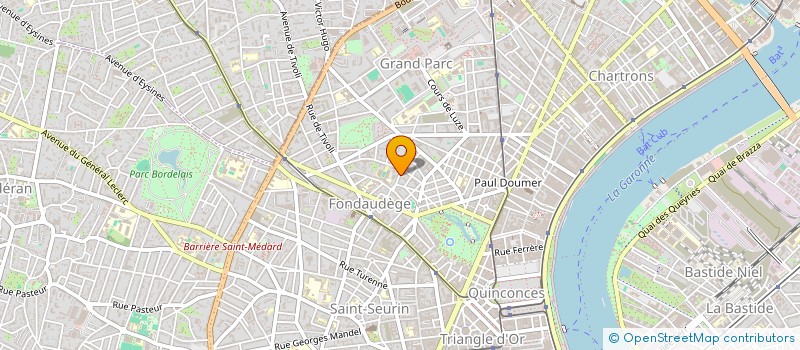 localisation de l'entreprise SECTION GYMNASTIQUE VOLONTAIRE à BORDEAUX