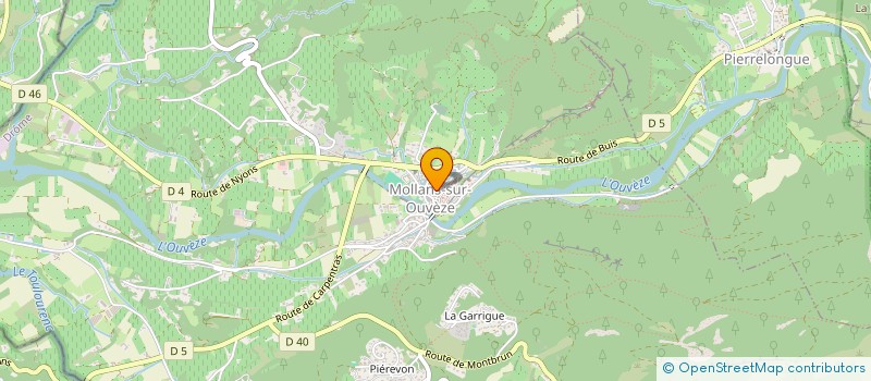 localisation de l'entreprise SECTION GYMNASTIQUE VOLONTAIRE  BUIS-LES-BARONNIES