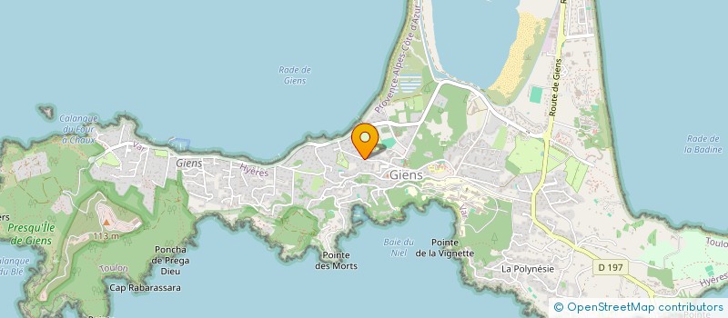 localisation de l'entreprise SECTION GYMNASTIQUE VOLONTAIRE ARBANAISE à HYERES