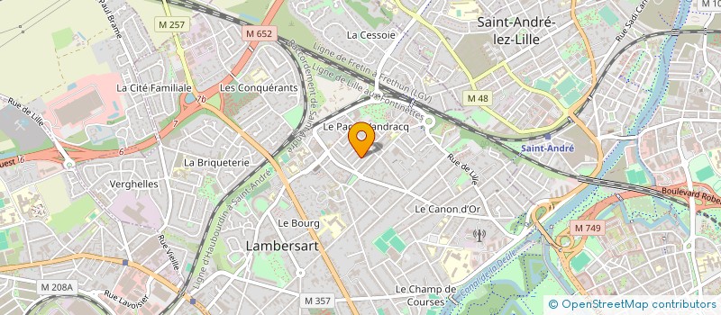 localisation de l'entreprise SECTION GYMNASTIQUE VOLONTAIRE LALO à LAMBERSART