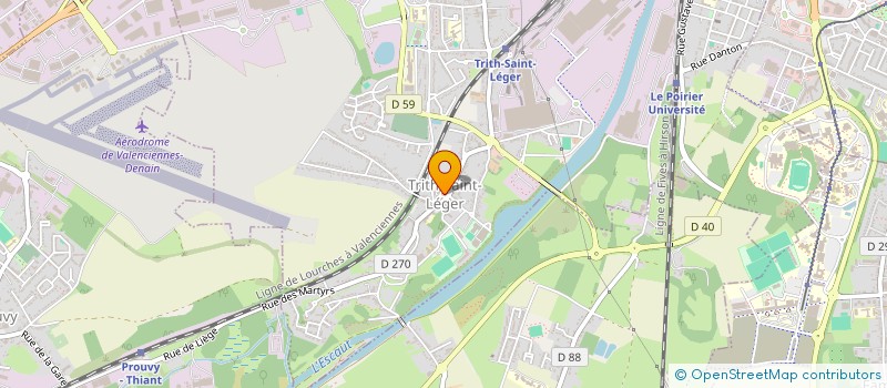 localisation de l'entreprise SECTION LOCALE DES ANCIENS PRISONNIERS DE GUERRE  TRITH-SAINT-LEGER