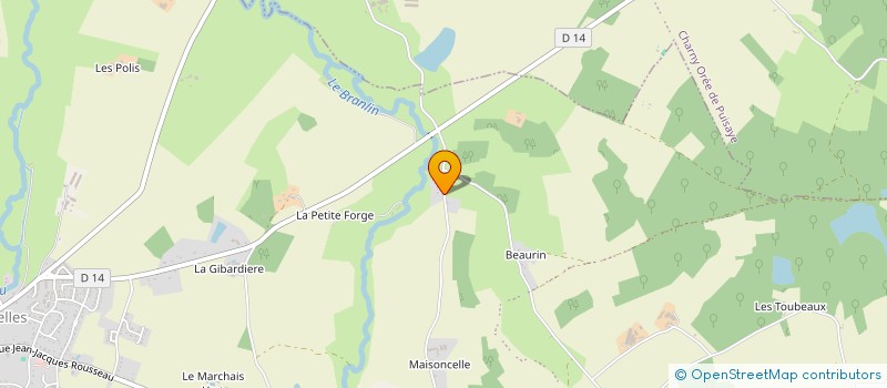 localisation de l'entreprise SECTION LOCALE GYM.VOLONTAIRE  CHAMPIGNELLES