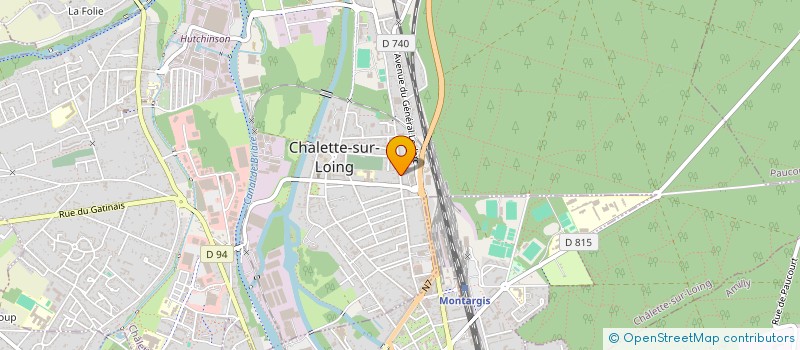 localisation de l'entreprise SECTION NAT FEDER DEPORTES à CHALETTE-SUR-LOING