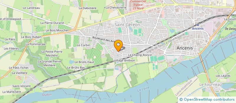 localisation de l'entreprise SECTION PALET D'ANCENIS  ANCENIS-SAINT-GEREON