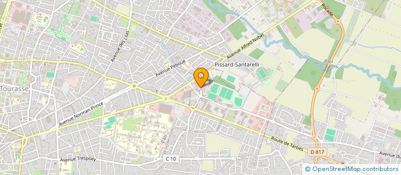 localisation de l'entreprise SECTION PALOISE OMNISPORTS à PAU