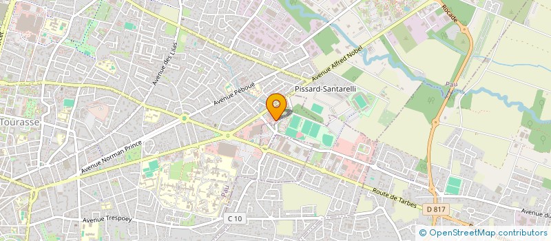 localisation de l'entreprise SECTION PALOISE RUGBY à PAU