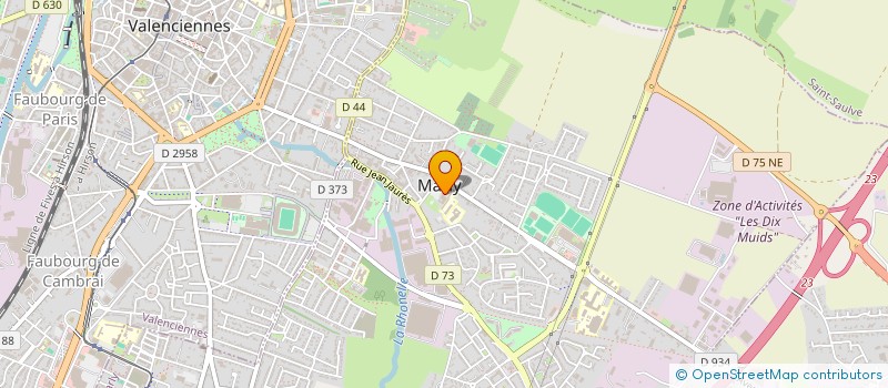 localisation de l'entreprise SECTION PETANQUE LOISIRS VETERANS DE MARLY  MARLY