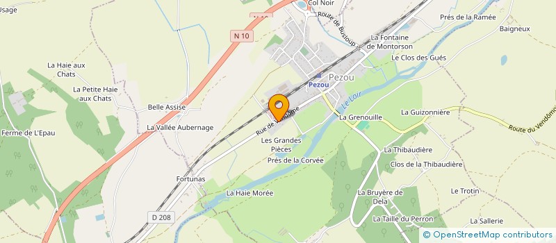 localisation de l'entreprise SECTION PEZOU DES A C P G  PEZOU