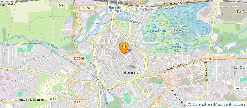 localisation de l'entreprise SECTION PHILATELIQUE RENE HANRIOT  BOURGES