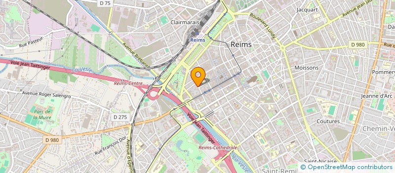 localisation de l'entreprise SECTION REIMS DU PCF  REIMS