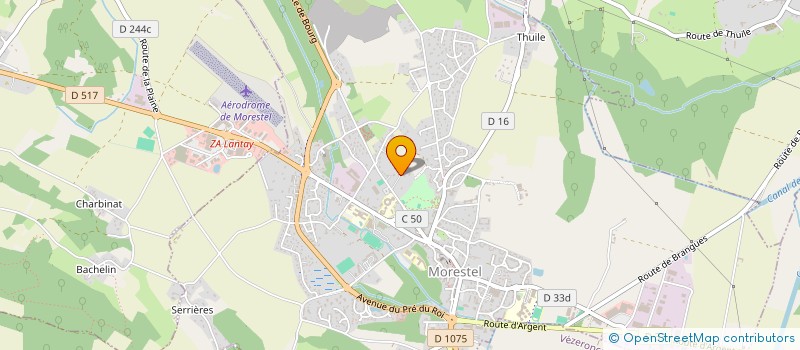 localisation de l'entreprise SECTION RETRAITE SPORTIVE   GYM DES SENIORS JOIE DE VIVRE  MORESTEL