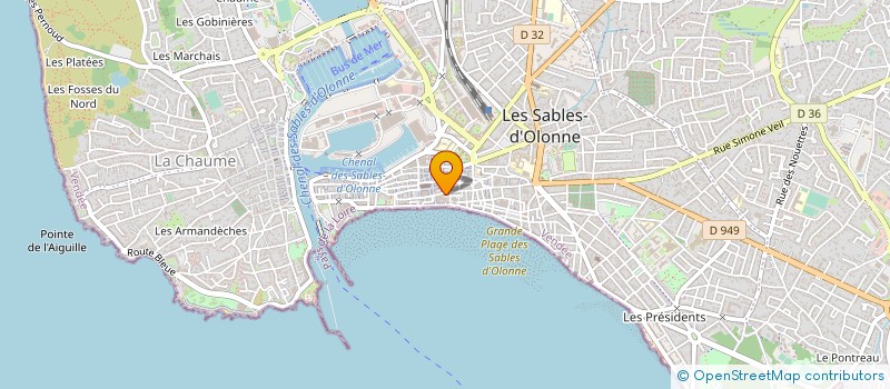 localisation de l'entreprise SECTION SABLAISE ASPJ à LES SABLES D'OLONNE