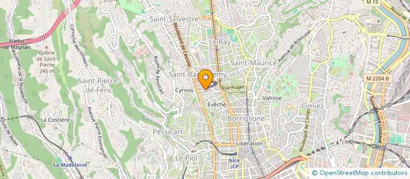 localisation de l'entreprise SECTION SKI CERCLE ARTISTIQUE ET SPORTIF DES EAUX à NICE