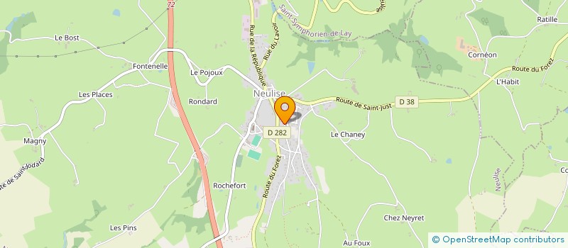 localisation de l'entreprise SECTION SPORTIVE DE NEULISE  NEULISE