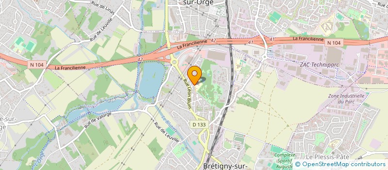 localisation de l'entreprise SECTION SPORTIVE ECOLE GARCONS JEAN MACE à BRETIGNY-SUR-ORGE