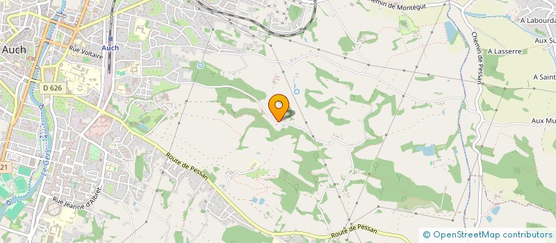 localisation de l'entreprise SECTION SPORTIVE RUGBY DU COLLEGE CARNOT  AUCH