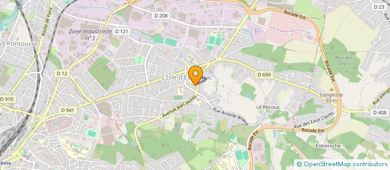 localisation de l'entreprise SECTION SPORTIVE SPANIACIENNE - TENNIS DE TABLE  L'ISLE-D'ESPAGNAC