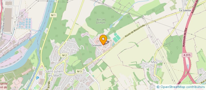 localisation de l'entreprise SECTION SYNDICALE DES SAPEURS-POMPIERS DU DEPARTEMENT DE LA MOSELLE  SAINT-JULIEN-LES-METZ