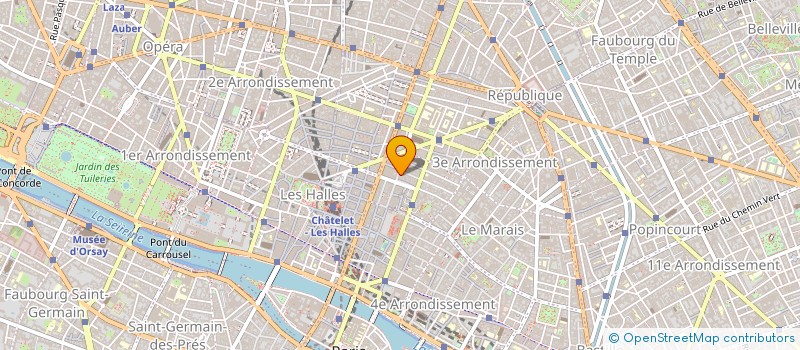 localisation de l'entreprise SECTION UNIVERSITE-RECHERCHE DU PARTI REVOLUTIONNAIRE COMMUNISTES  PARIS