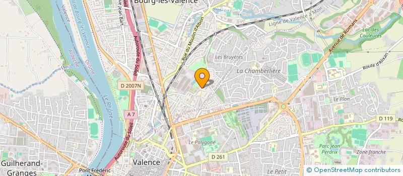 localisation de l'entreprise SECTION USEP G. PESTRE à BOURG-LES-VALENCE