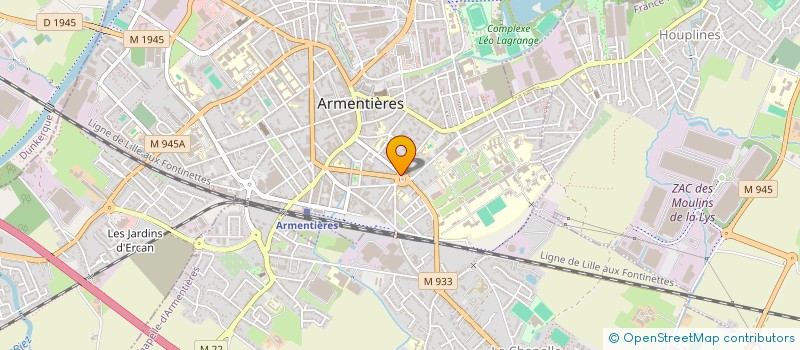 localisation de l'entreprise SECTION VIEUX TRAVAILLEURS FO à ARMENTIERES