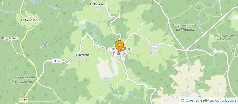 localisation de l'entreprise SECTIONS DE FOURNOLS à FOURNOLS