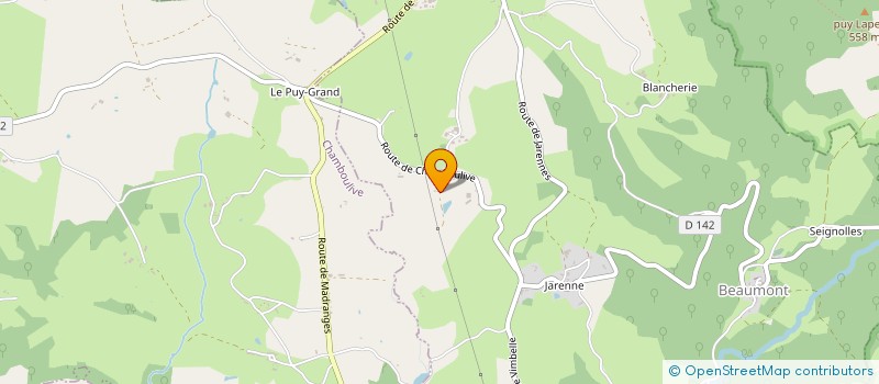 localisation de l'entreprise SECTIONS DE MAURIANGES  CHAUMEIL