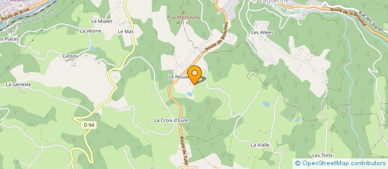 localisation de l'entreprise SECTIONS DE SAINTE FORTUNADE  SAINTE FORTUNADE