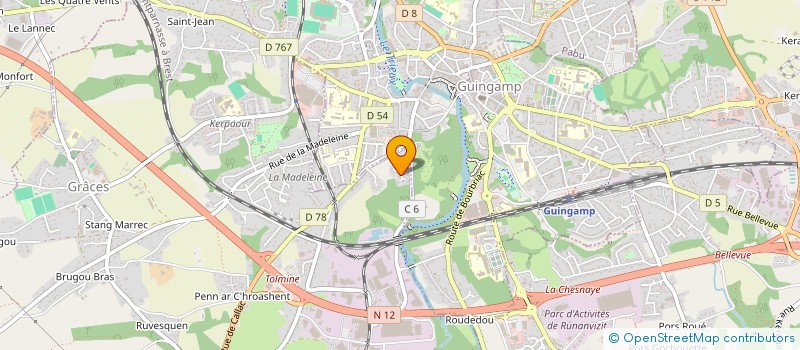 localisation de l'entreprise SECU CONCEPT BRETAGNE à GRACES
