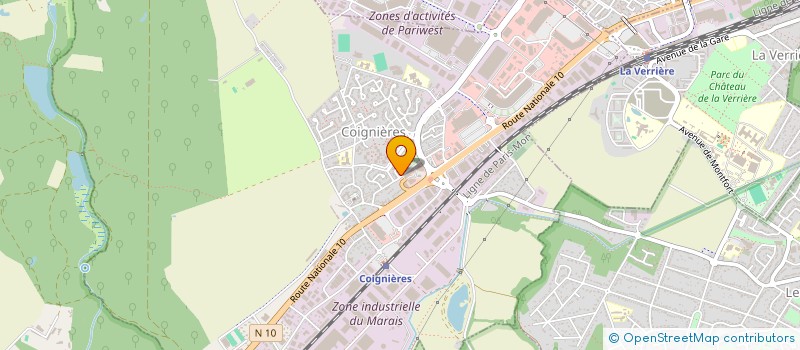 localisation de l'entreprise SECU NET  COIGNIERES