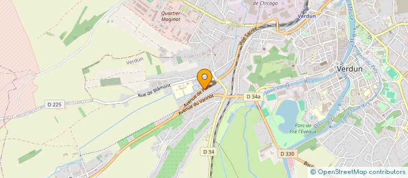 localisation de l'entreprise SECU PROTEC CPO à VERDUN