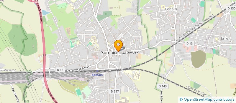 localisation de l'entreprise SECU.R.A.C.  SOMAIN