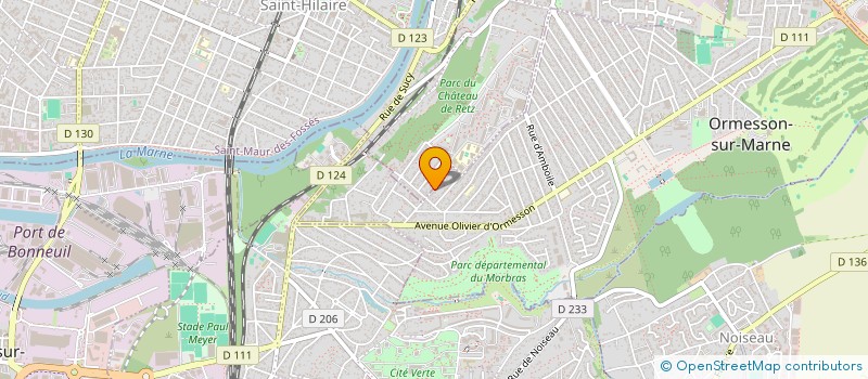 localisation de l'entreprise SECU ROUTE FORMATION  ORMESSON-SUR-MARNE