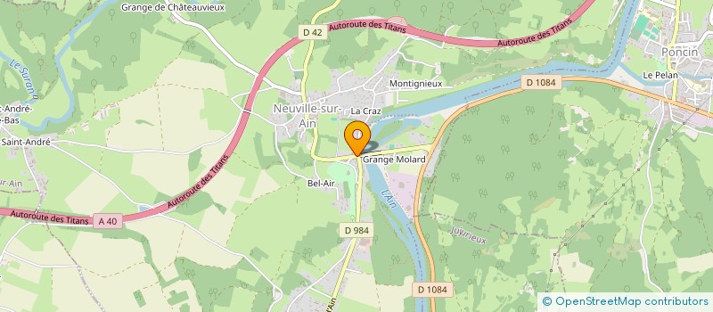 localisation de l'entreprise SECU01 à NEUVILLE-SUR-AIN