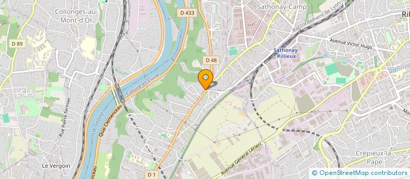 localisation de l'entreprise SECUBRAIN à CALUIRE-ET-CUIRE