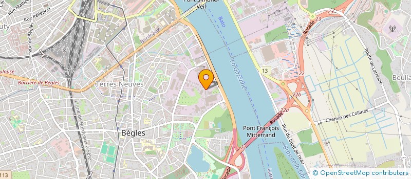 localisation de l'entreprise SECUDIFF à BEGLES