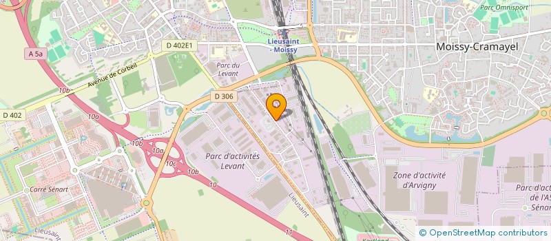 localisation de l'entreprise SECUDIX à MOISSY-CRAMAYEL
