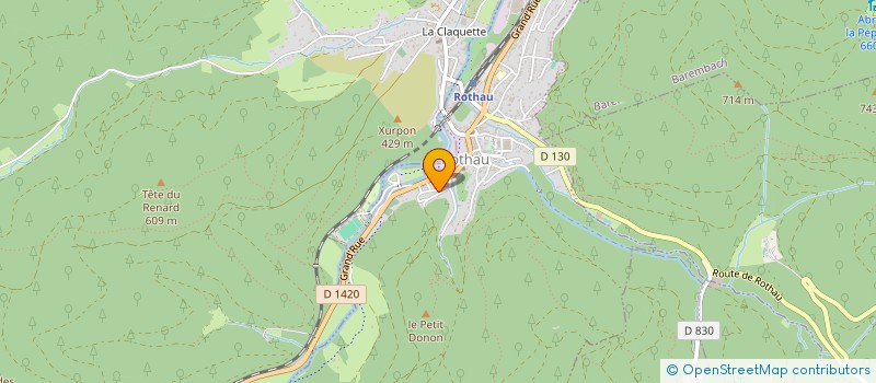 localisation de l'entreprise SECUFORMED  ROTHAU