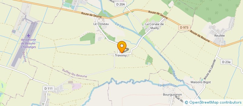 localisation de l'entreprise SECULA LOGISTIQUE à RUFFEY-LES-BEAUNE