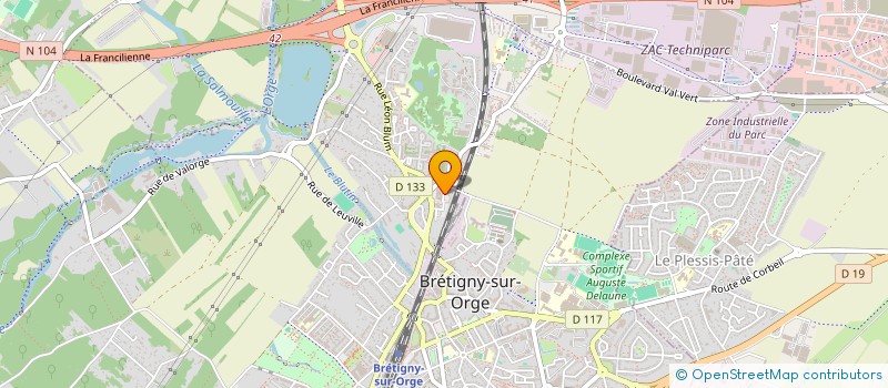 localisation de l'entreprise SECULINK DISTRIBUTION à BRETIGNY-SUR-ORGE