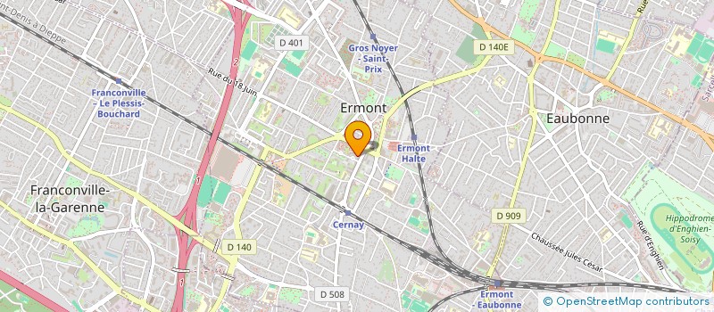 localisation de l'entreprise SECULOGIK à ERMONT
